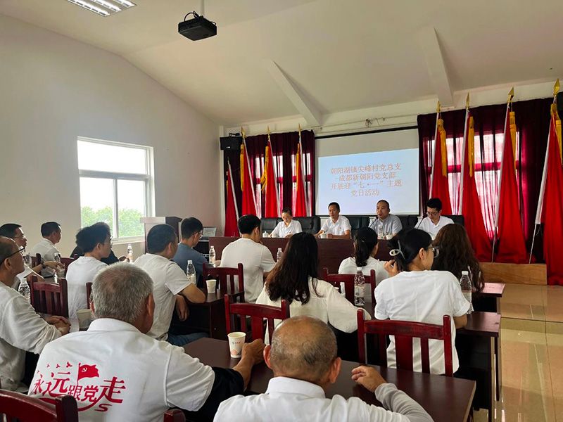 結對共建|新朝陽黨支部開展慶“七一” 主題活動